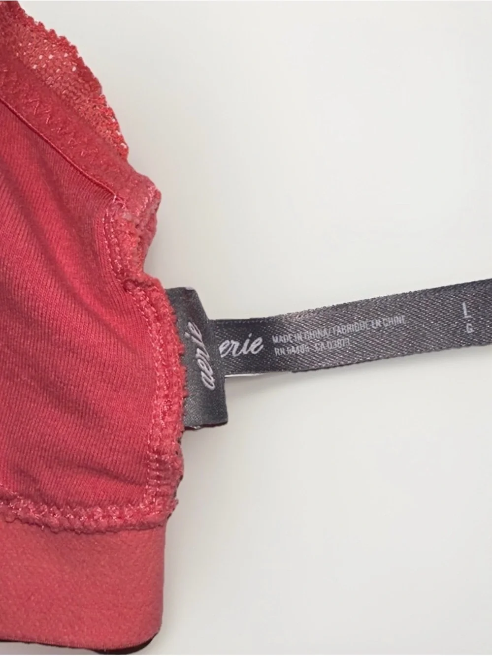 aerie Lace Bralette in Coral - Picture 7 of 7